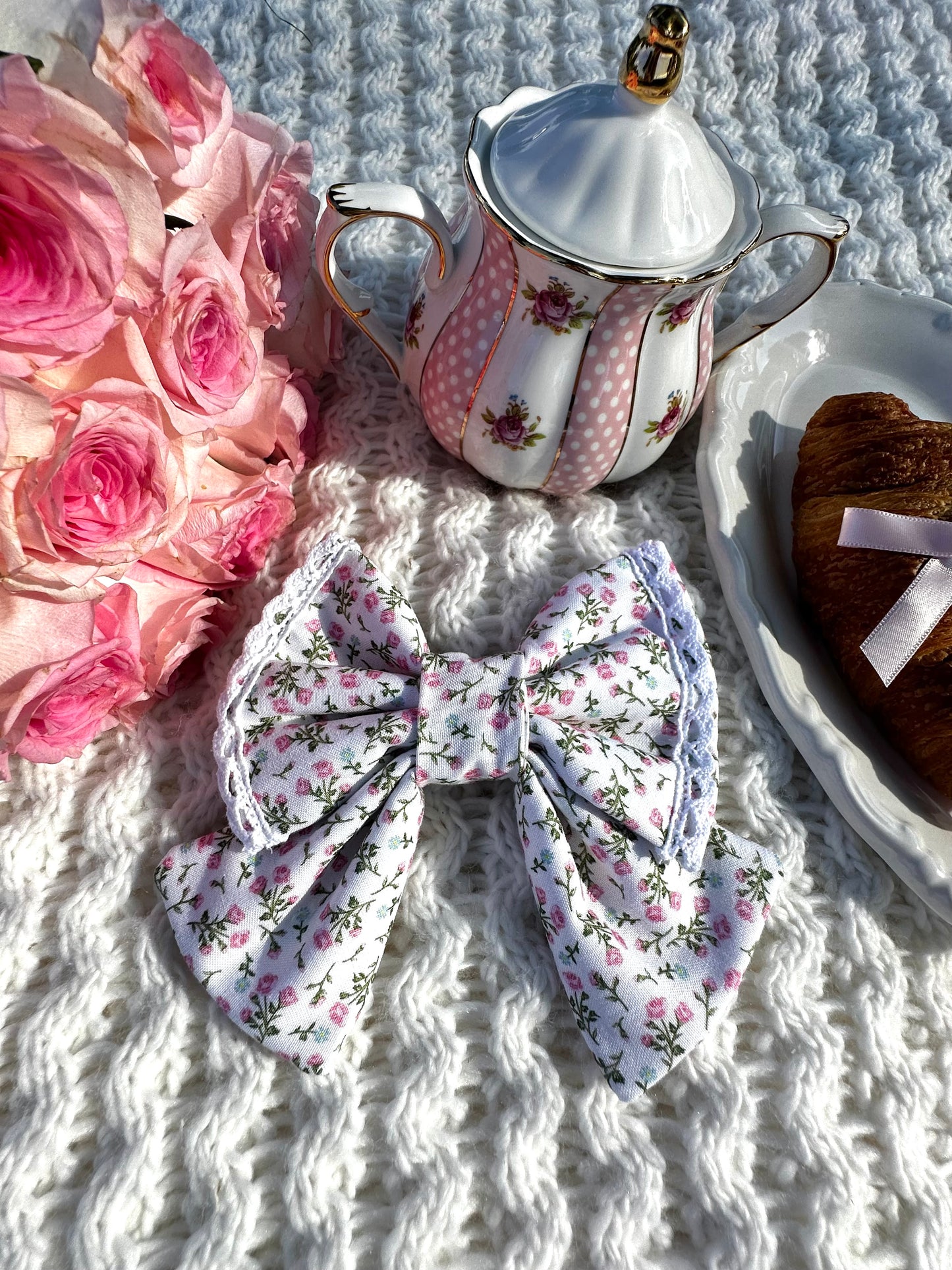 Flowers Sailor Bow