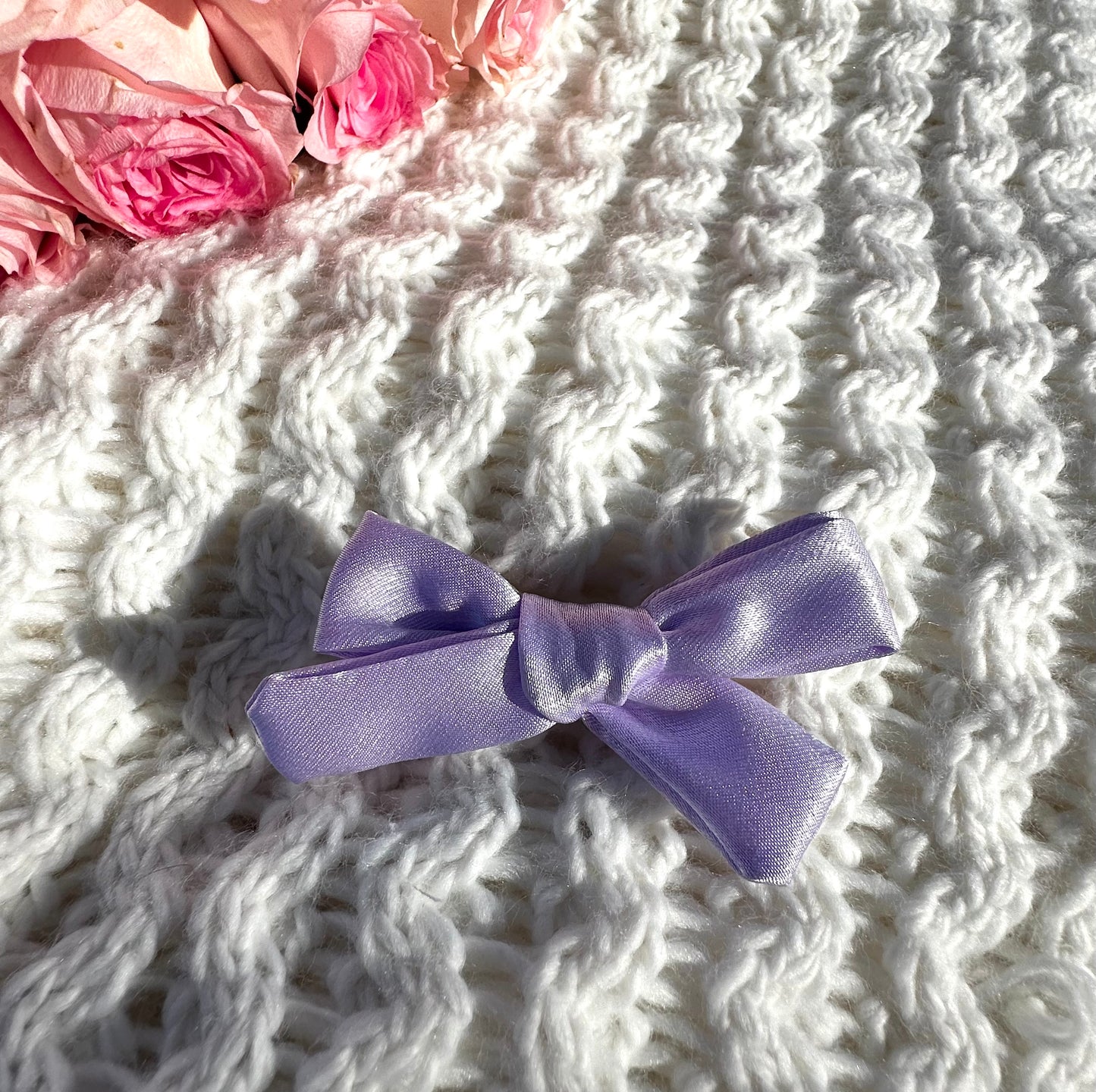 Violet Hair Bow