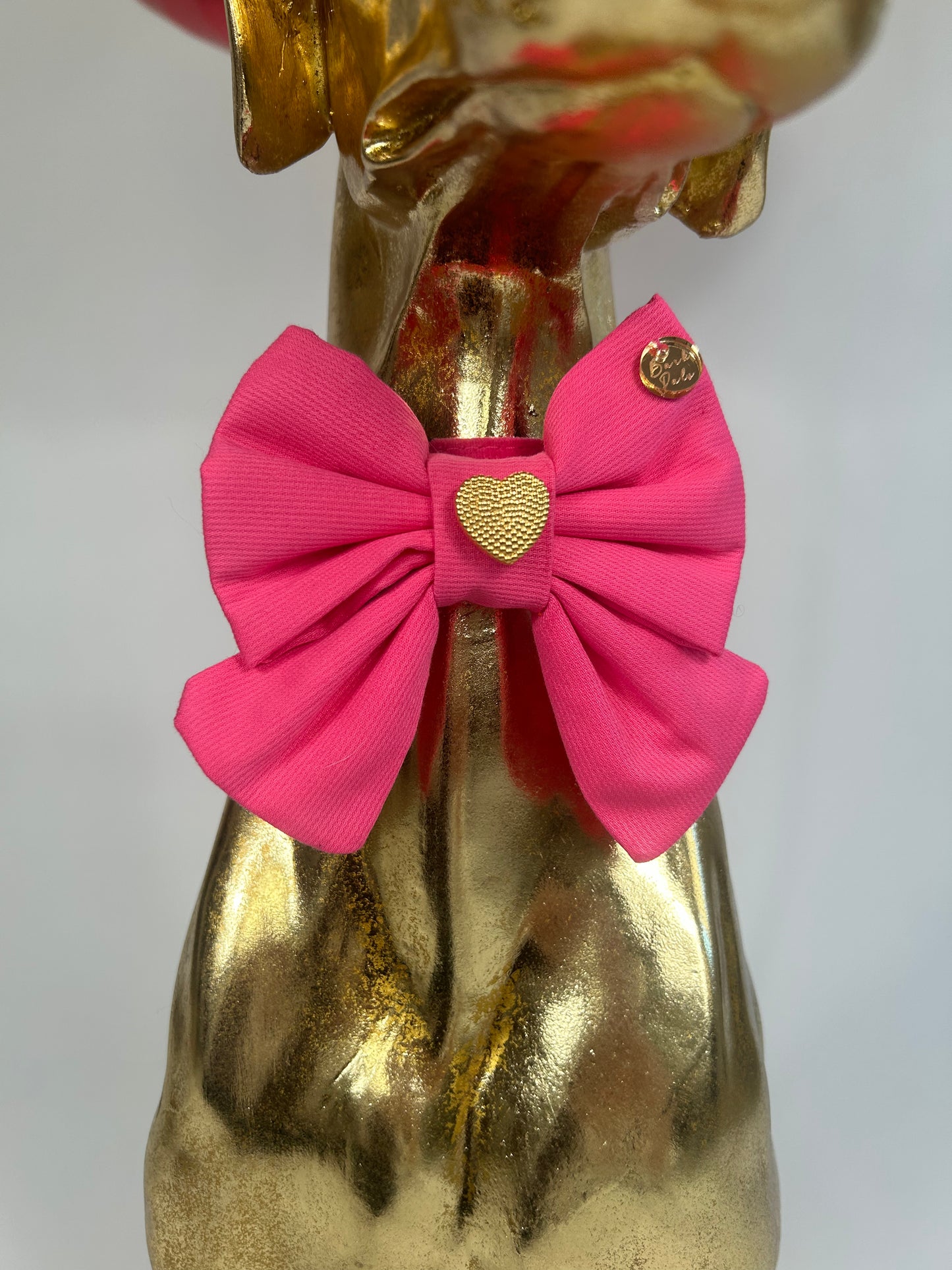 Pink Heart Sailor Bow