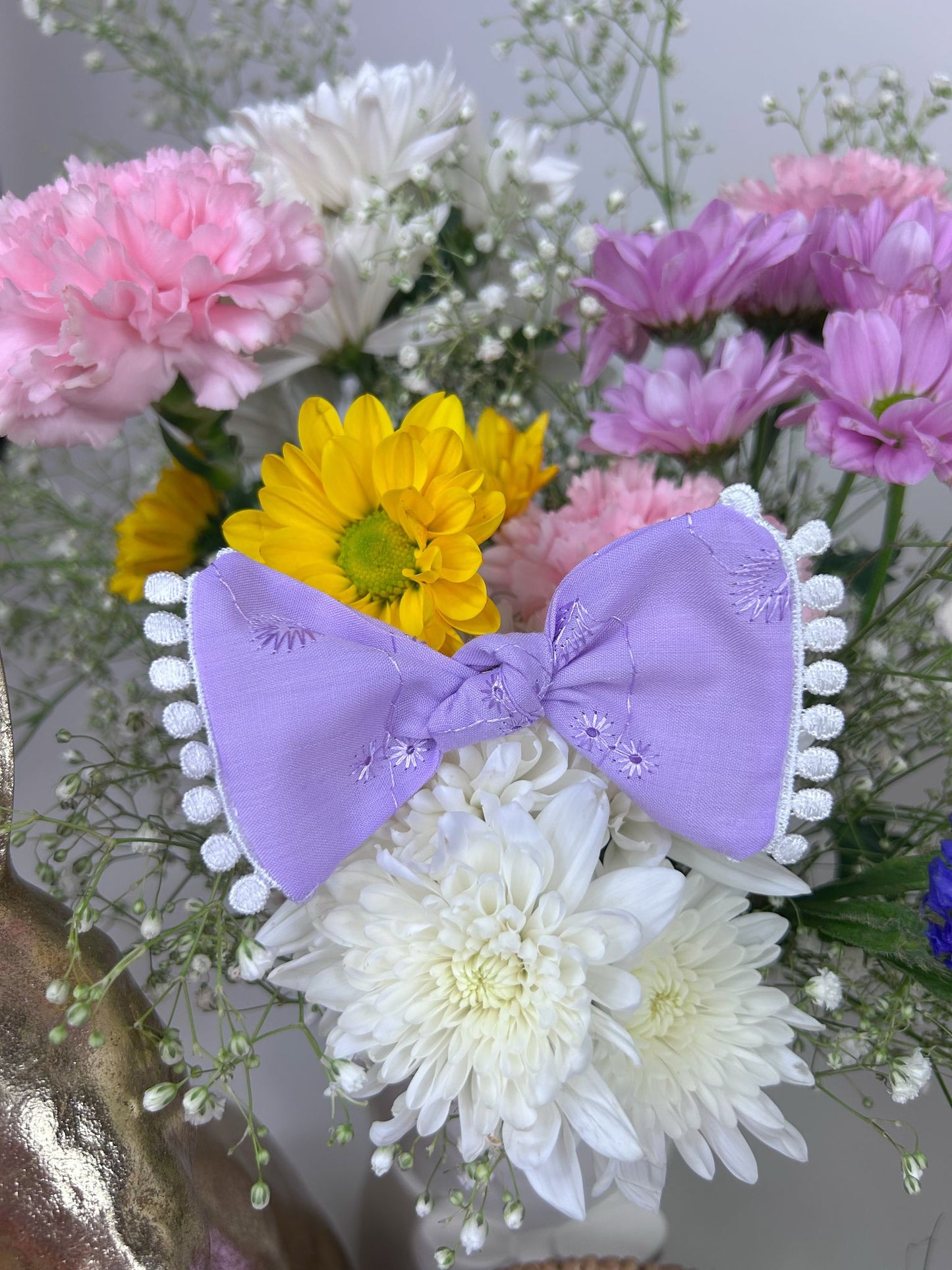 Lavender Hair Bow