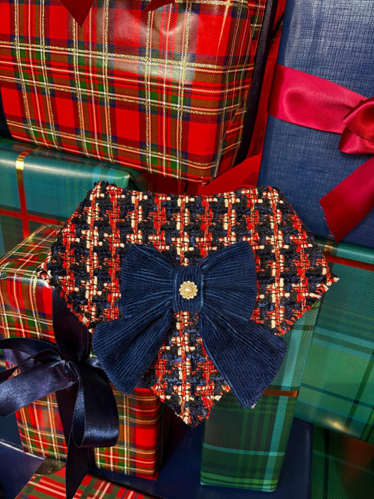 Holiday Tweed Royale Bandana